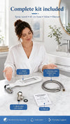 Adjustable bidet for the toilet